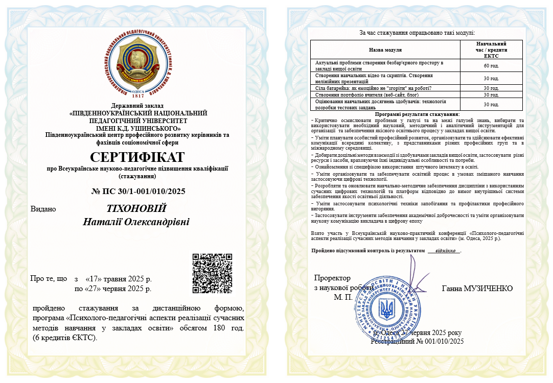 Тіхонова